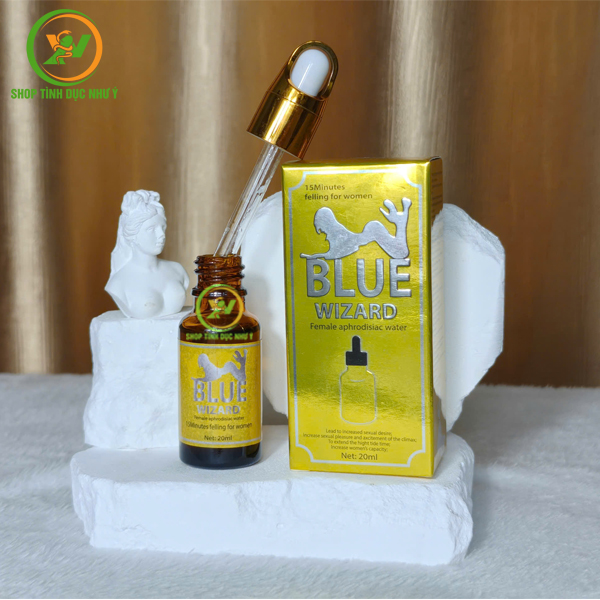 Thuốc kích dục nữ Blue Wizard Gold cực mạnh chính hãng 20ml