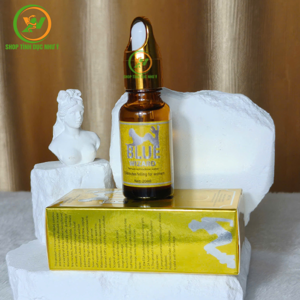 Thuốc kích dục nữ Blue Wizard Gold cực mạnh chính hãng 20ml