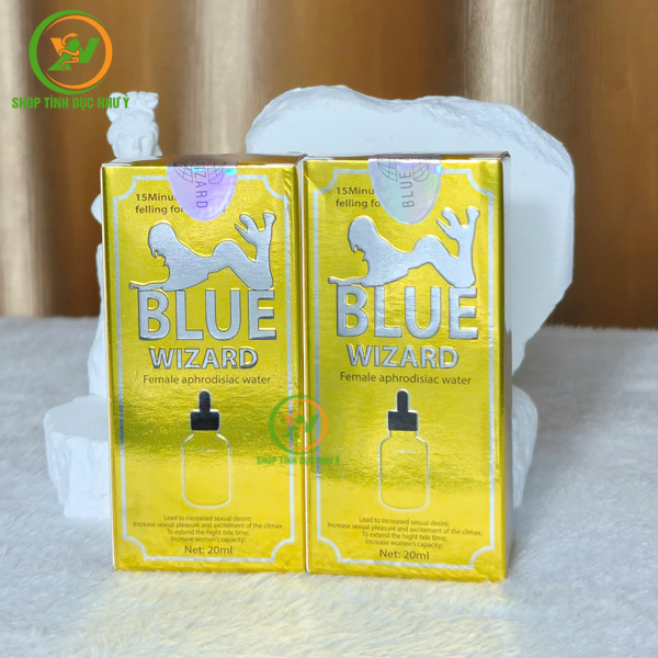 Thuốc kích dục nữ Blue Wizard Gold cực mạnh chính hãng 20ml