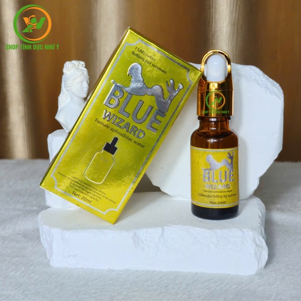 Thuốc kích dục nữ Blue Wizard Gold cực mạnh chính hãng 20ml