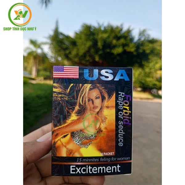 Thuốc kích dục nữ cực mạnh dạng bột Excitement II USA chính hãng