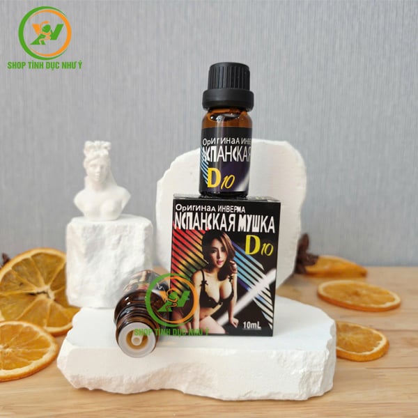 Thuốc kích dục nữ D10 loại nước cực mạnh của Nga hàng chính hãng