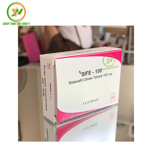Thuốc kích dục tăng cường sinh lý nam SIFE 100mg hộp 4 viên