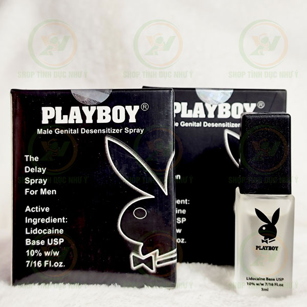 Thuốc xịt Playboy Đen kéo dài thời gian quan hệ cực mạnh