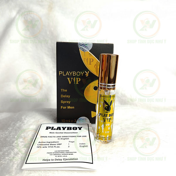 Thuốc xịt Playboy Vip kéo dài thời gian quan hệ cực mạnh