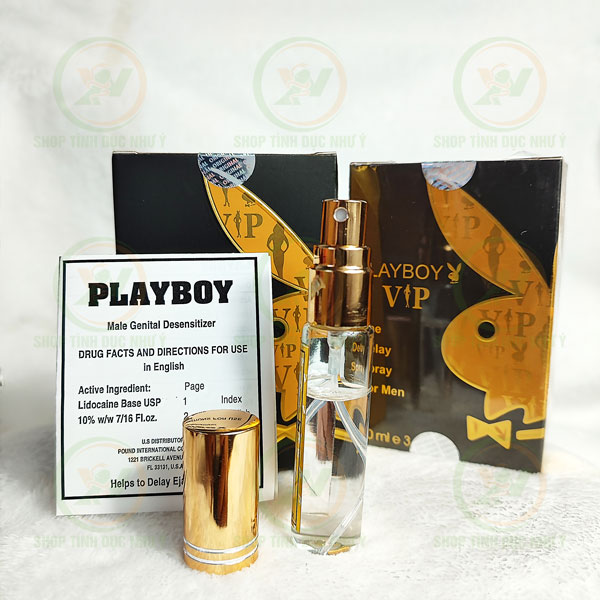 Thuốc xịt Playboy Vip kéo dài thời gian quan hệ cực mạnh