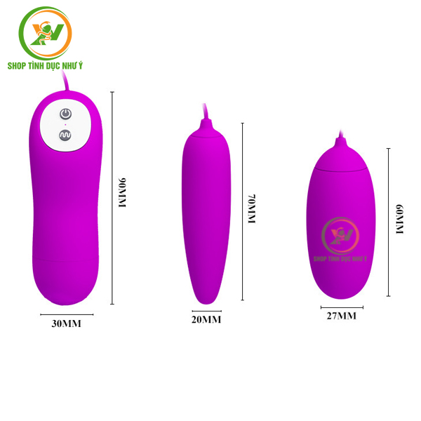 Trứng rung cao cấp 2 đầu Irma 12 chế độ rung không dây tiện lợi