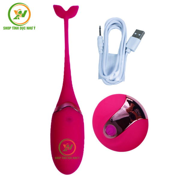 Trứng rung cá heo giá rẻ điều khiển từ xa 10 chế độ cực mạnh