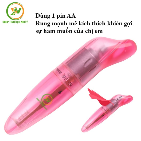 Trứng rung cá heo mini trong suốt kích thích điểm G giá rẻ