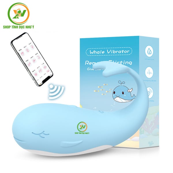 Trứng rung cá voi con điều khiển app điện thoại phiên bản mới