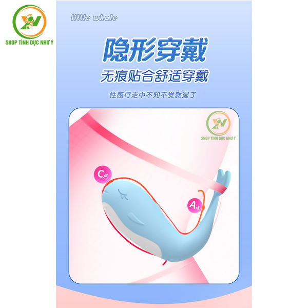 Trứng rung cá voi con điều khiển từ xa không dây phiên bản mới