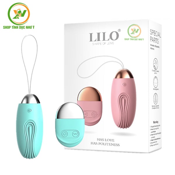 Trứng rung chính hãng Lilo 1 đầu điều khiển từ xa