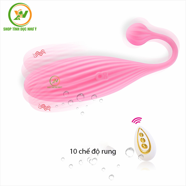 Trứng rung không dây sạc USB nòng nọc điều khiển từ xa