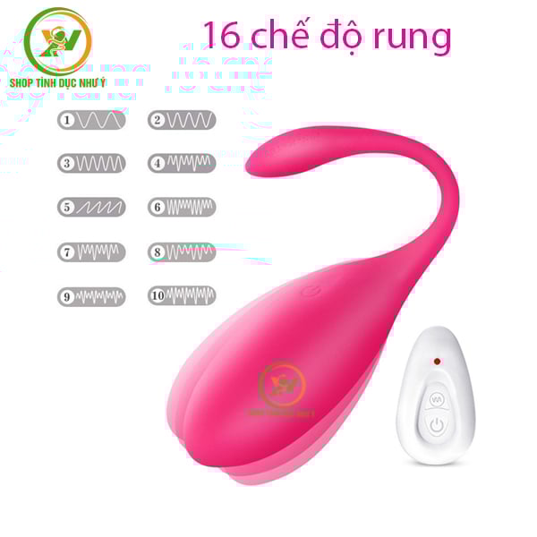 Trứng rung điều khiển từ xa bằng remote Levett