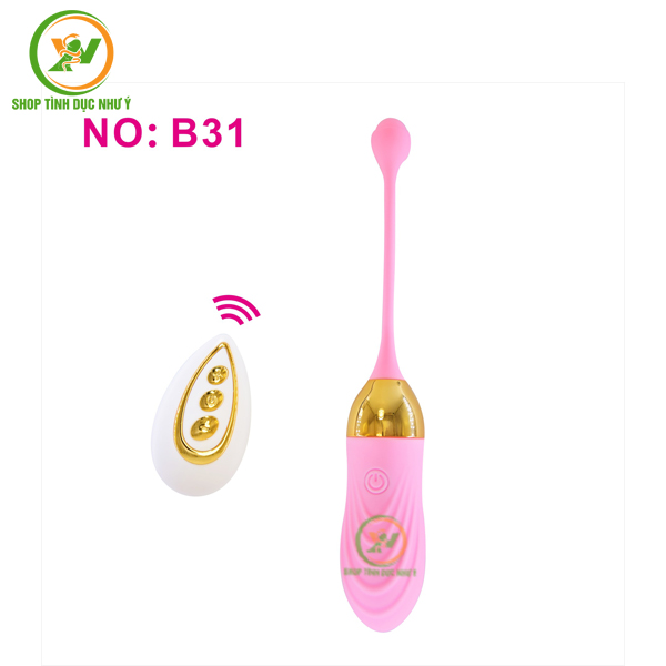 Trứng rung Luminos B31 không dây điều khiển từ xa 2 đầu