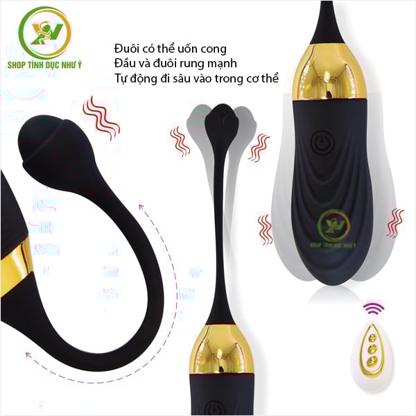 Trứng rung Luminos B31 không dây điều khiển từ xa 2 đầu