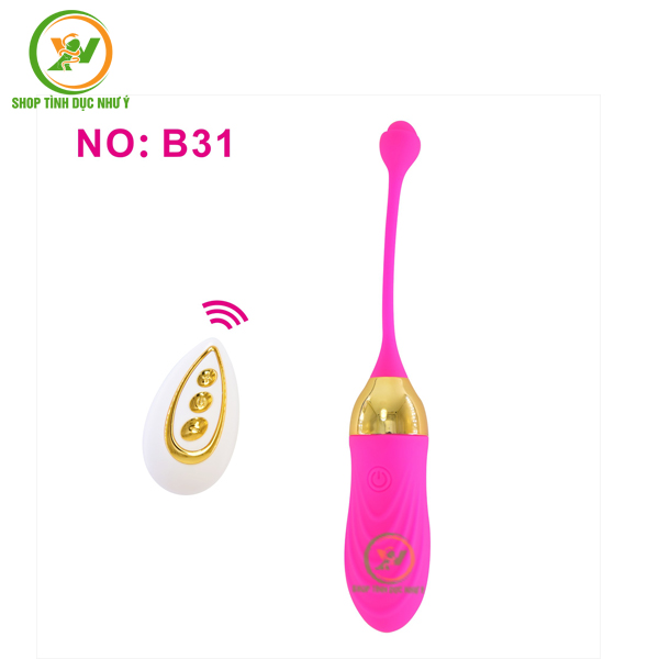 Trứng rung Luminos B31 không dây điều khiển từ xa 2 đầu