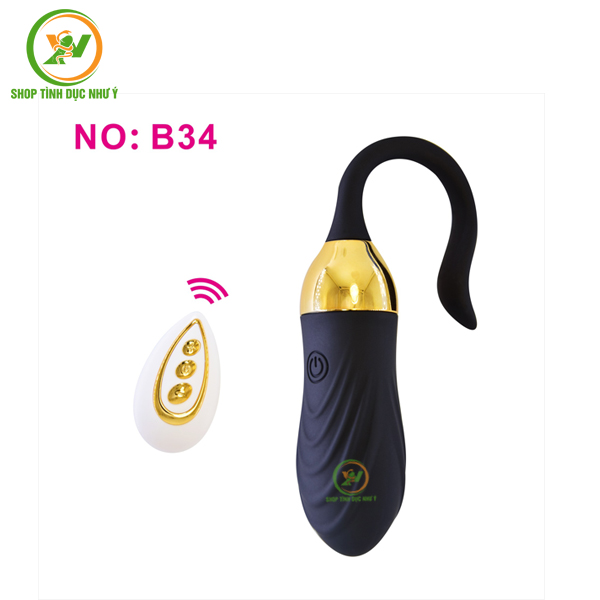 Trứng rung Luminos B34 không dây điều khiển remote từ xa 1 đầu
