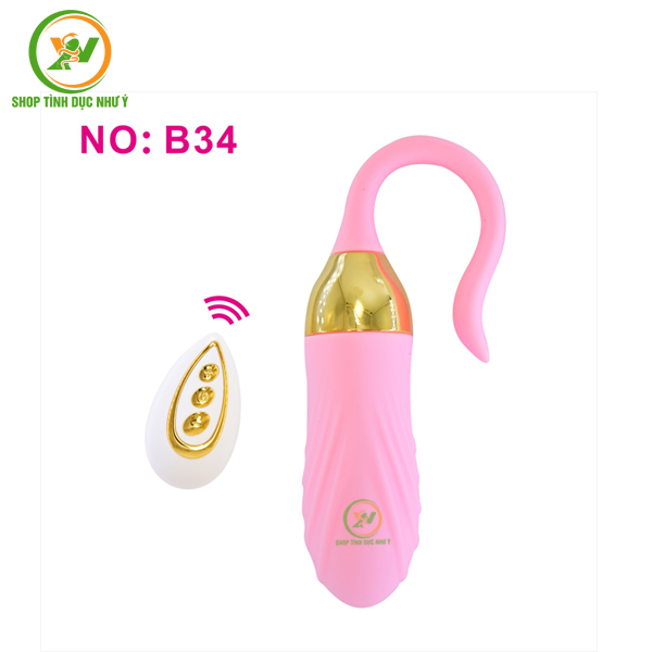 Trứng rung Luminos B34 không dây điều khiển remote từ xa 1 đầu