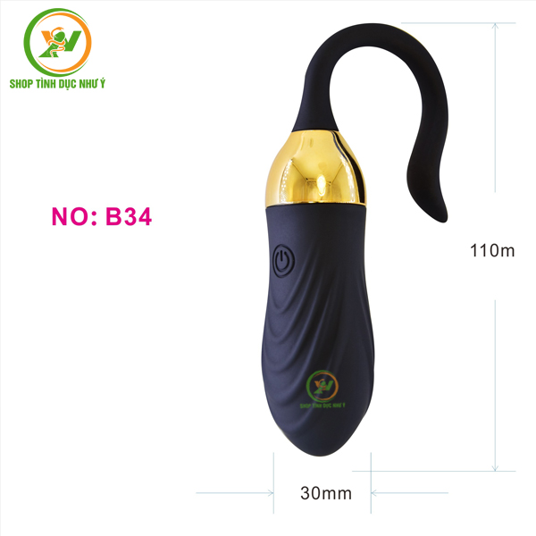 Trứng rung Luminos B34 không dây điều khiển remote từ xa 1 đầu