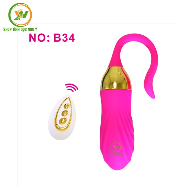 Trứng rung Luminos B34 không dây điều khiển remote từ xa 1 đầu