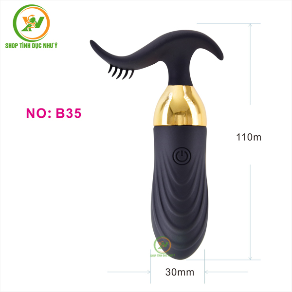 Trứng rung không dây điều khiển từ xa 2 đầu Luminos B35