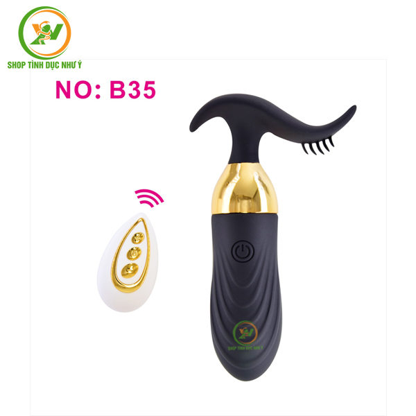 Trứng rung không dây điều khiển từ xa 2 đầu Luminos B35