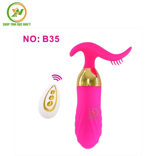 Trứng rung không dây điều khiển từ xa 2 đầu Luminos B35