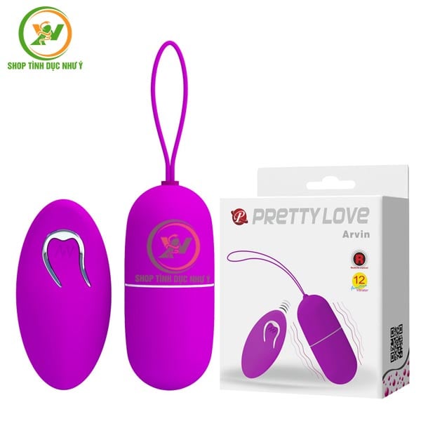 Trứng rung Pretty Love Arvin không dây điều khiển từ xa 12 chế độ