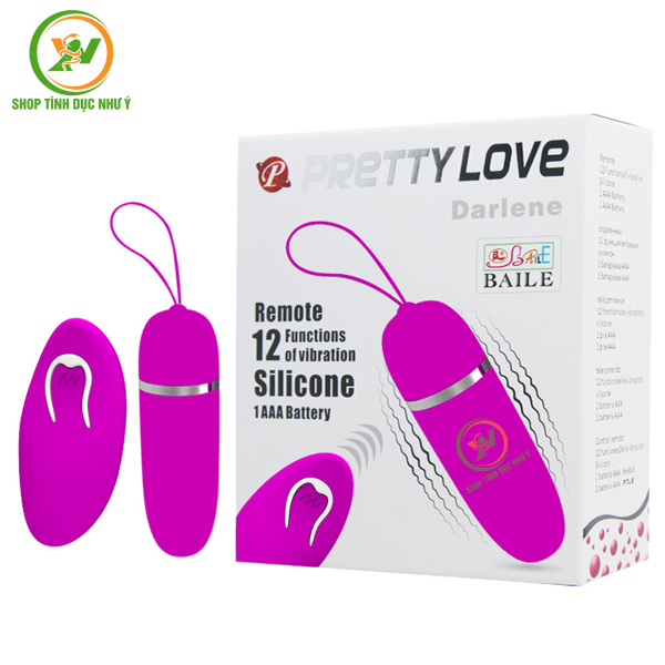 Trứng rung Pretty Love Darlene 12 chế độ rung không dây