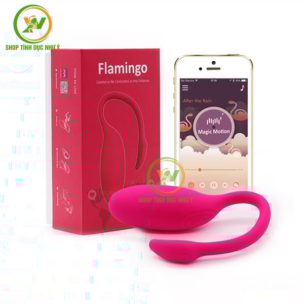 Trứng rung thiên nga Flamingo Magic Motion kết nối Bluetooth