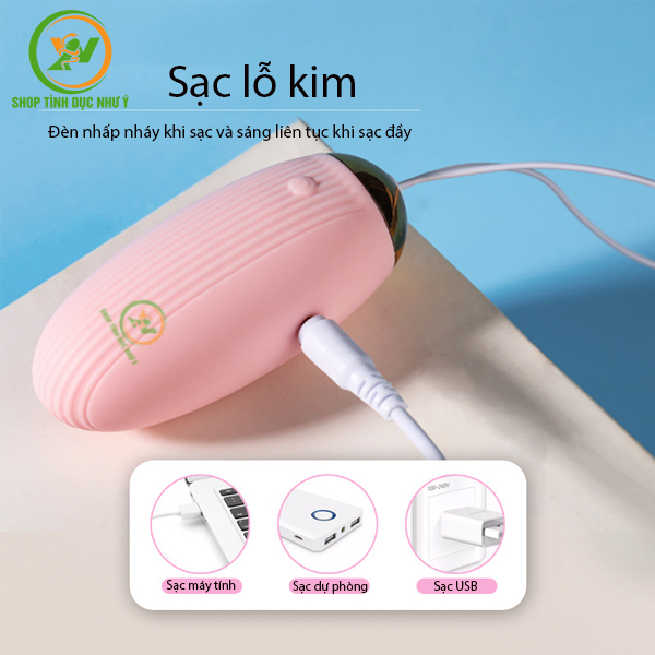 Trứng rung tình yêu điều khiển từ xa rung có 10 tần số cực mạnh