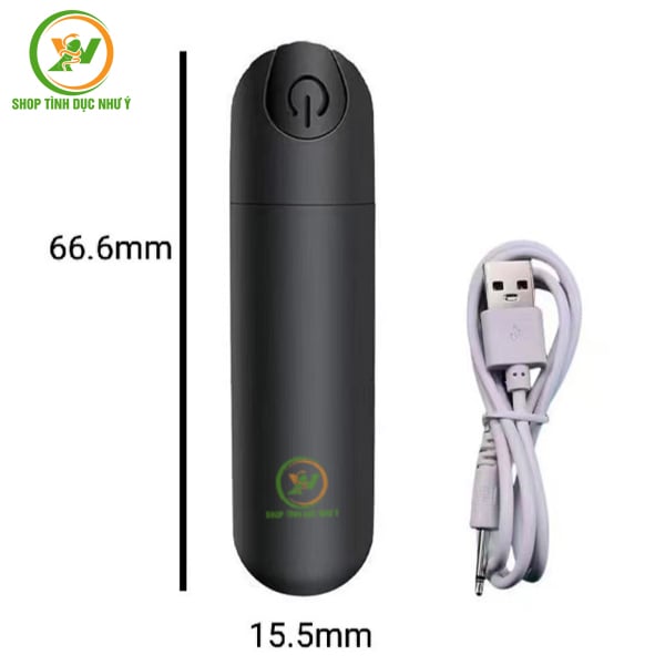 Trứng rung tình yêu inox mini ngụy trang thỏi son 10 chế độ
