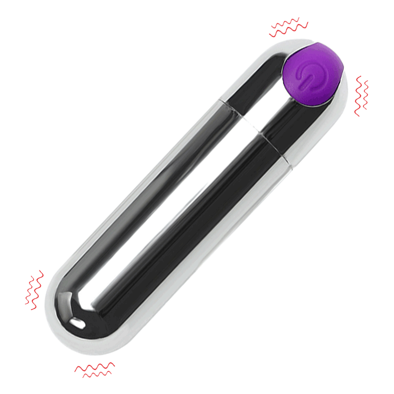 Trứng rung tình yêu inox mini ngụy trang thỏi son 10 chế độ