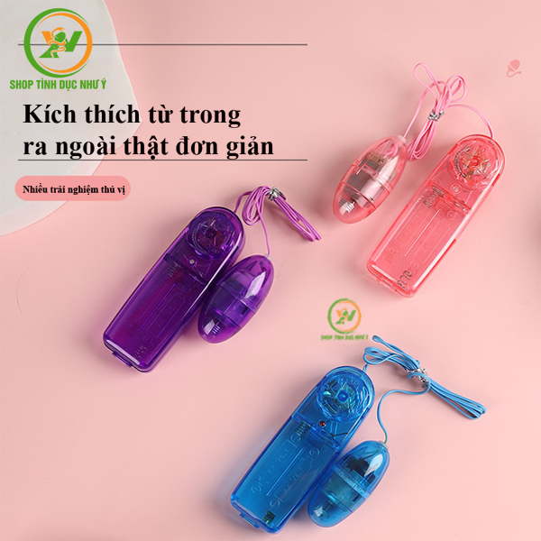 Trứng rung trong suốt mini 1 đầu có dây giá rẻ