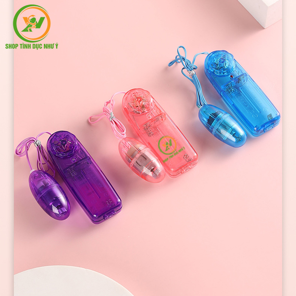 Trứng rung trong suốt mini 1 đầu có dây giá rẻ