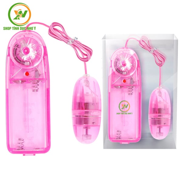 Trứng rung trong suốt mini 1 đầu có dây giá rẻ
