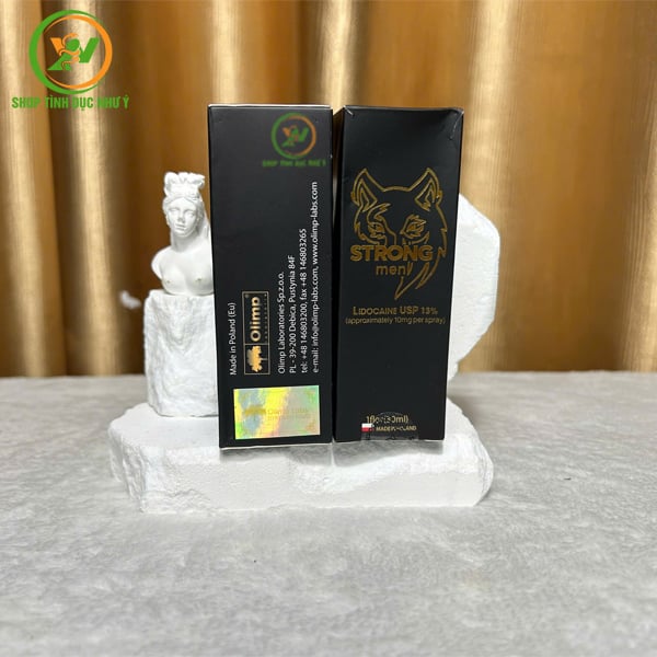 Chai Xịt Chống Xuất Tinh Sớm Strong Men chính hãng