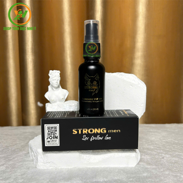 Chai Xịt Chống Xuất Tinh Sớm Strong Men chính hãng