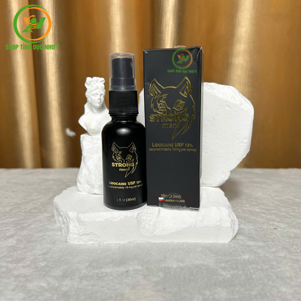 Chai Xịt Chống Xuất Tinh Sớm Strong Men chính hãng