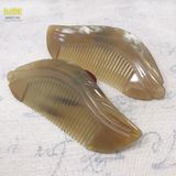  Lược sừng trâu, lược chải tóc hình con cá kích thước 15cm dày 6-9mm chống rụng tóc, giảm cảm giác đau đầu bảo vệ tóc 