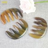  Lược sừng massage đầu Mnistore thiết kế răng thưa kích thước 9-10cmx5,5cm dày 8mm-11mm Dễ sử dụng, dùng để massage đầu 