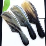  Lược sừng trâu chuôi trơn Mnistore màu sắc đen kích thước 16cm đến 20cm Chăm Sóc Tóc Từ Thiên Nhiên Và Bảo Vệ Da Đầu 