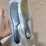 Lược sừng trâu thân dài Mnistore màu sắc đen kích thước 17-20cm dày 5-9mm Lựa Chọn Hàng Đầu Cho Tóc Suôn Mượt 