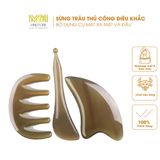  Bộ 3 Dụng Cụ Mát Xa Mặt Và Đầu Mnistore Gồm  Mát Xa Mặt Cày Bi - Nâng Cơ Mặt Tim - Mát Xa Đầu, Nâng tầm trải nghiệm chăm sóc bản thân tại nhà 