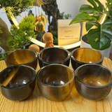  Chén sừng trâu Mnistore kích thước 3,2x5cm màu đen và trắng Vẻ Đẹp Tự Nhiên, Sang Trọng Và Đẳng Cấp 