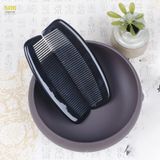  Lược sừng trâu dáng me trơn hình dáng múi bưởi kích thước 8,5cm - 13cm màu đen giảm tình trạng rụng tóc 