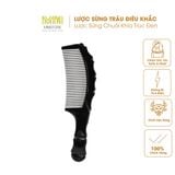  Lược sừng trâu chuôi trúc Mnistore màu sắc đen kích thước 16-20cm Sự Lựa Chọn Hoàn Hảo Cho Mái Tóc của bạn 