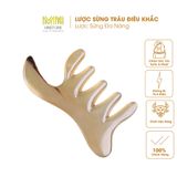  Lược Sừng Đa Năng Mnistore Kích Thước 11cm x 6cm - Lược Đa Năng Massage, Làm Đẹp & Chăm Sóc Tóc Toàn Diện 