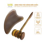  Bộ Dụng Cụ Massage Mặt Sừng Trâu Mnistore Gồm Thanh Lăn Và Massage Tim Nâng Niu Làn Da Bạn Mỗi Ngày 